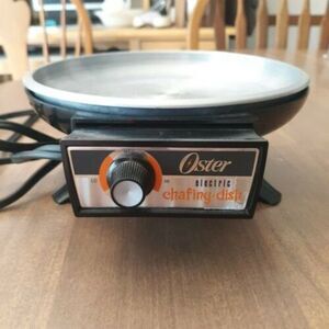 Oster Vintage Electric Chafing Dish Element And Control